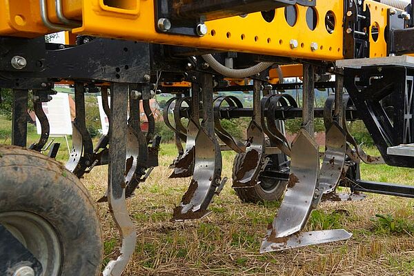 Arbeitswerkzeuge der WEco-Dyn Maschine in Grossaufnahme