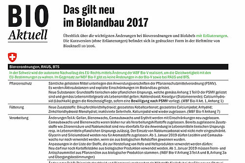 Titelseite von "Das gilt neu 2017"