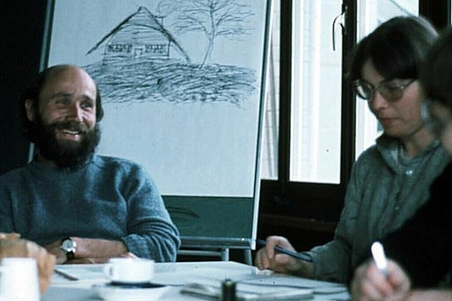 Alte Aufnahme eines jungen Otto Schmids.