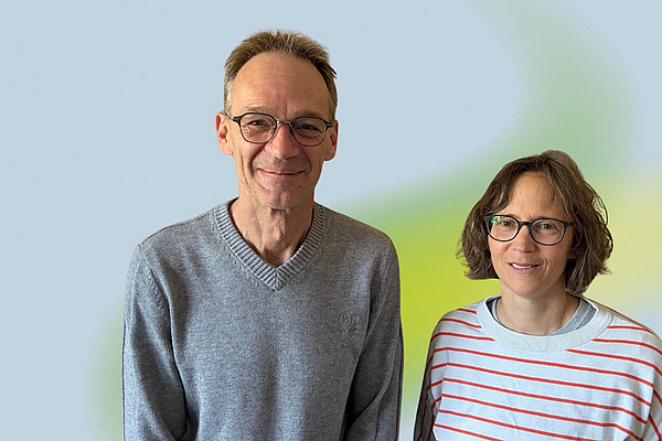 Ein Mann und eine Frau.