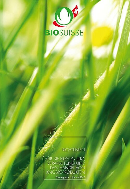 Titelseite Bio Suisse Richtlininen