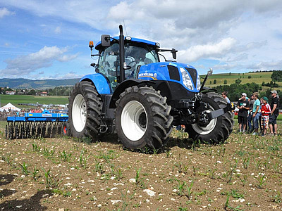 Rollhacke im Einsatz in Mais