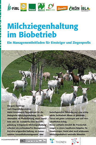 Titelseite Merkblatt Biomilchziegenhaltung