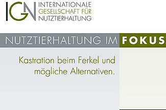 Titelseite von «Nutztierhaltung im Fokus»