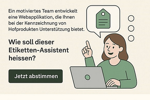 Zeichnung einer Frau am Computer.