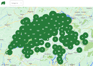 Biomondo Karte Betriebsprofile