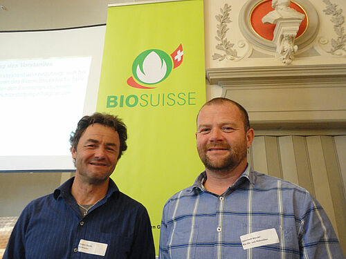 Porträts der 2 neuen Vorstandsmitglieder von Bio Suisse