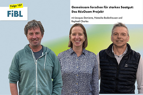 Zwei Männer und eine Frau.