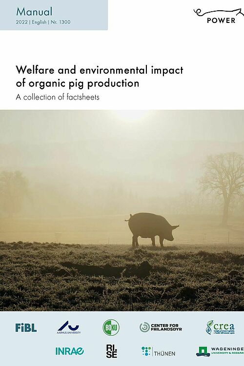 Titelseite Manual "Welfare and environmental impact of organic pig production"