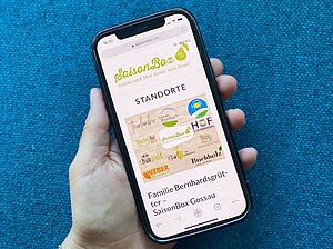 Die App «Saisonbox». Foto: Bio Suisse, Michèle Hürner